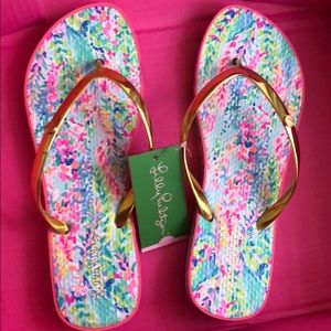 Brand New Lilly flip flops
